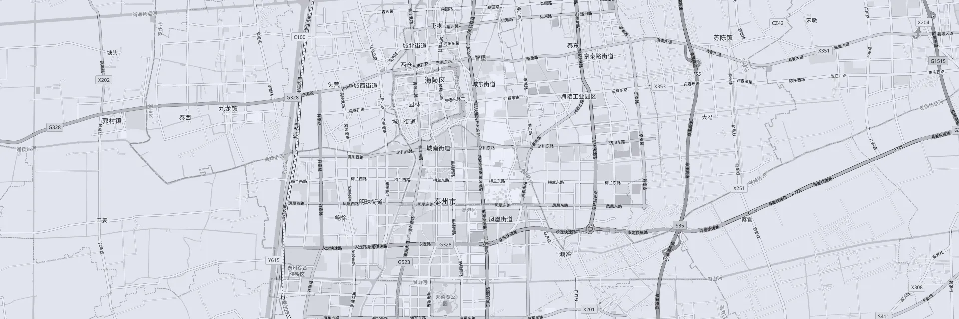 Map of Taizhou, Jiangsu, with the Winstrong factory location