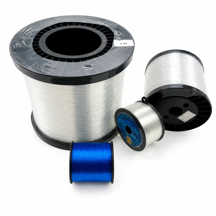 Spools of nylon fishing line