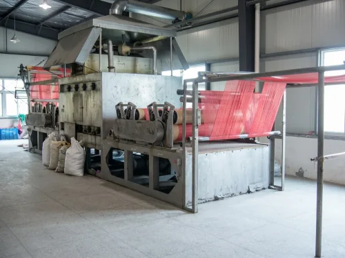 New net stretching machine in the Winstrong finishing workshop