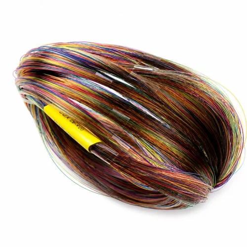 Multicolour nylon fishing line hank