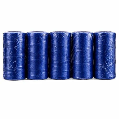 Blue polyester twisted twine spools